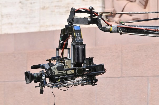 telecamera stabilizzata con servoazionamento