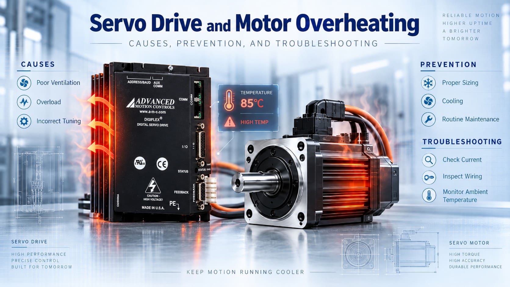 Servo Drive and Motor Overheating